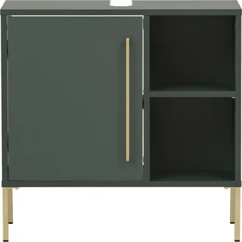 Koupelnový nábytek Stylife SKŘÍŇKA POD UMYVADLO, lesní zelená, 65,3/63,3/33,1 cm - Koupelnové série - 000865012904