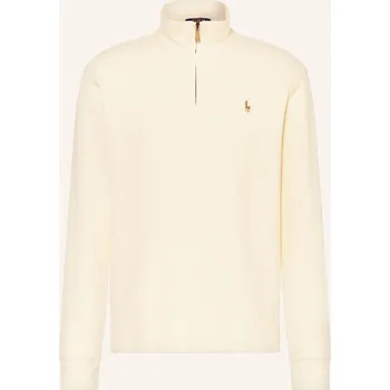Pánská mikina Polo Ralph Lauren Pánský Mikinový Svetr Troyer, krémová, XXL