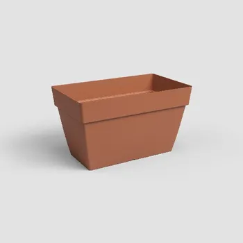 Truhlík Truhlík CAPRI, XL, 60cm, plast, hnědá|TERRACOTTA|Artevasi