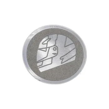 Emblém Motorismus Ø25 mm, Barva Stříbro