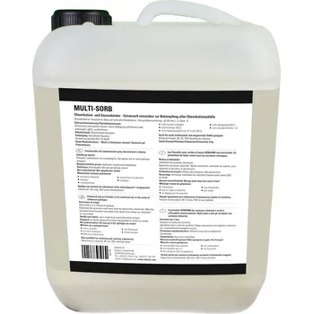 Sorbent DENSORB® sypký sorbent MultiSorb na chemikálie a kyseliny, nevýbušný prach, kanystr 2 kg