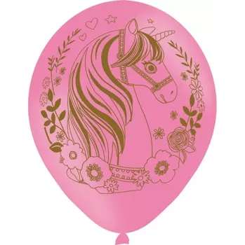 Balónek Latexové balonky Jednorožec - Magic 6 ks