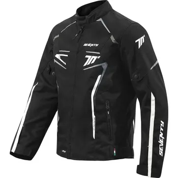 Moto bunda SEVENTY DEGREES Bunda na motorku Seventy Degrees SD-JR65 Piston černo-šedo-bílá M