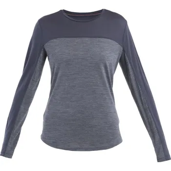 Dámské tričko Dámské merino tričko s dlouhým rukávem ICEBREAKER Wmns 125 Cool-Lite Sphere LS Tee CB, Graphite Heather/Graphite velikost: XS
