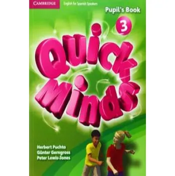 Anglický jazyk Quick Minds Level 3 Pupil's Book with Online Interactive Activities Spanish Edition – PUCHTA,GERNGROSS,LEWIS-JONES (EN)
