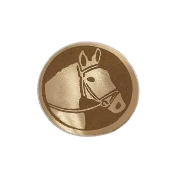 Emblém Jezdectví Ø25 mm, Barva Bronz