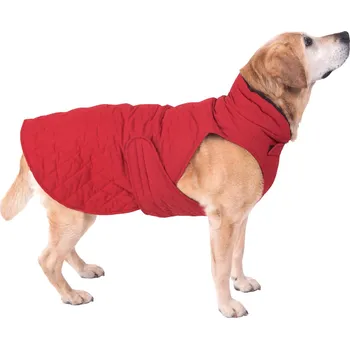 Obleček pro psa Prošívaný kabát pro psy - délka zad cca 70 cm