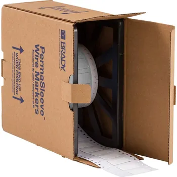 Pásek do tiskárny Brady LSZH-500-2-WT / 141252, etikety, THT Low Smoke Halogen Free Permasleeve Wire Marking Sleeves, 50.80 mm x 21.60 mm