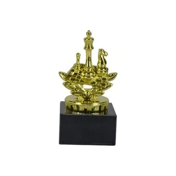 Šachová soška na mramorovém podstavci 11 cm, Výška 11 cm