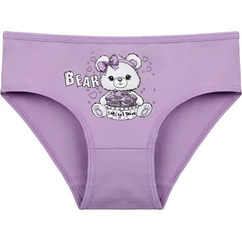 Dívčí spodní prádlo Donella Dětské kalhotky Bear: fialová 4 - 5