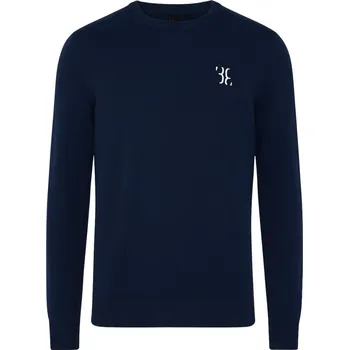 Pánský svetr BILLIONAIRE Cashmere Navy Blue svetr M Tmavě modrá