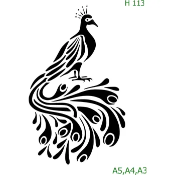 Šablona H 113 - A4 , Lepící fólie