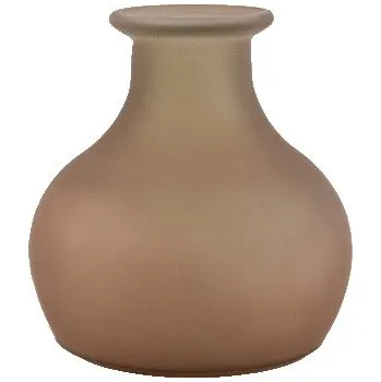 Váza Váza LISBOA, 21cm, hnědá matná|Vidrios San Miguel|Recycled Glass