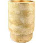 Obal na květináč keramický AROUCA, pr.28x26cm, hnědá|SAND LIGHT BROWN|Ego Dekor