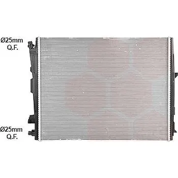 Motor automobilu VAN WEZEL chladič, chlazení motoru 06012758