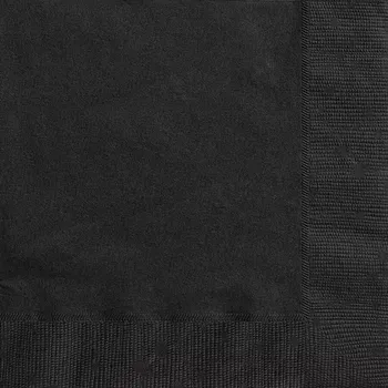 Papírový ubrousek Papírové ubrousky černé 20 ks