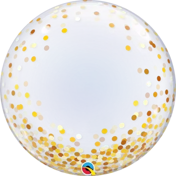 Konfeta Bublina DECO - Konfety zlaté 61cm (Bublina DECO - Konfety zlaté 61cm)