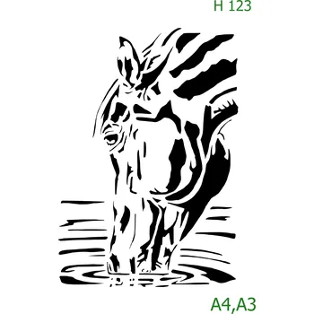 Šablona H 123 - A4 , Lepící fólie