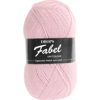 Příze Příze DROPS Fabel Unicolor 120 - světlá růžová
