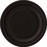 Talířky papírové EKO - Černé 18cm, 20ks