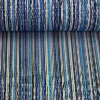 SWAFING Lehátkovina Rügen pruhy ecru, tyrkysová, modrá 0,9 m