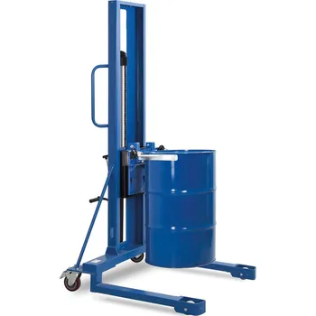 Sudová zdvižka Servo, na 200- až 220litrové sudy, široký podvozek, výška zdvihu 0-1170 mm