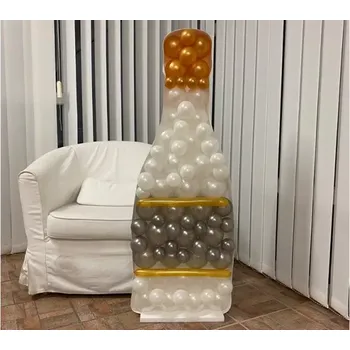Balónek Konstrukce na balonky šampaňské - 120 x 43 cm (Konstrukce na balonky šampaňské - 120 x 43 cm)