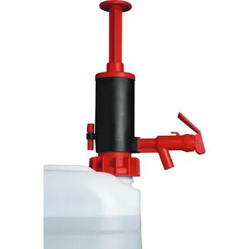 Ruční pumpa Manuální stáčecí a přečerpávací čerpadlo na neagresivní vodnaté kapaliny, červené