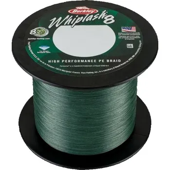 Berkley šňůra Whiplash 8 Moss Green - 0,08 mm 12,9 kg