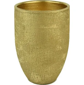 Květináč Obal na květináč keramický MONSANTO, pr.20x18cm, béžová|DARK SAND BEGE|Ego Dekor