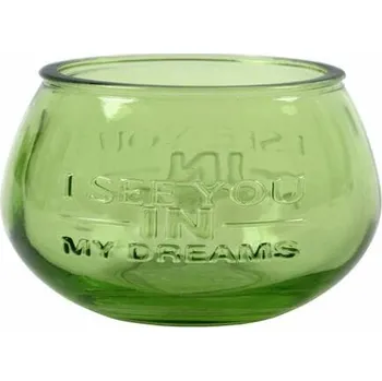 Sklenice Mediterranea Lifestyle ECO Sklenice z recyklovaného skla I SEE YOU, zelená Acid|Ego Dekor