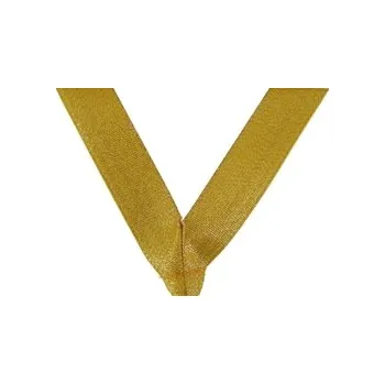 Široká stuha s klipem - Zlatá, Barva Zlatá