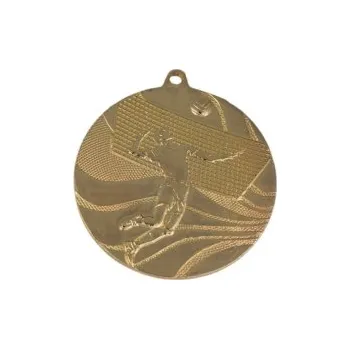 Volejbalová medaile MS50010 - 50 mm, Zlato