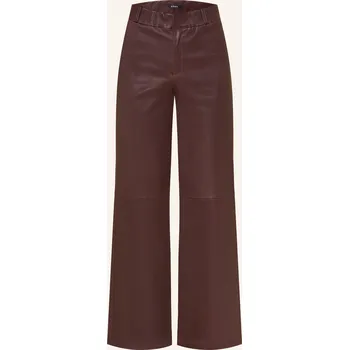 Dámské kalhoty Arma Dámské Kožené Kalhoty Marina, tmavě hnědá, 38