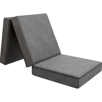 Matrace Skládací matrace pro hosty a na cesty MASON 80x200x14 cm tmavě šedá