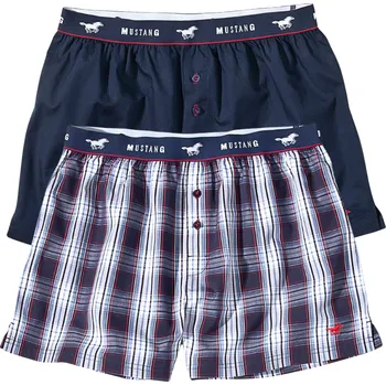 Boxerky Boxerky Mustang 4174 2x Woven Boxer Velikost: M