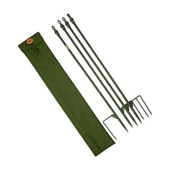 Podpěrné tyče na maskovací síť 4 ks včetně obalu ZELENÉ