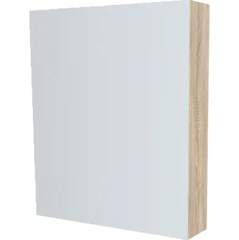 Koupelnový nábytek Mereo, Mereo Koupelnová zrcadlová skříňka 60 cm, galerka, 1x dvířka levá, Multidecor, Dub Bardolino, MER-CN798G61DBAR