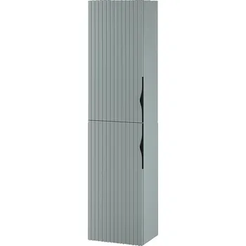 Koupelnový nábytek Cersanit Tirso, vysoká závěsná skříňka 400x302x1600 mm, zelená matná, S1015-025