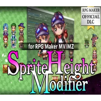 Počítačová hra RPG MAKER MZ - Sprite Height Modifier DLC
