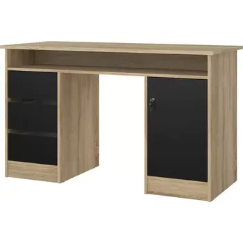 Psací stůl Psací stůl Felix 491 dub sonoma/černá - SLEVA 3% s kodem radost25