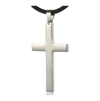 Přívěsek Prosperk Přívěsek stříbrný ocelový křížek malý S3778