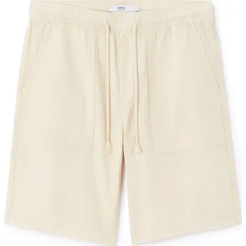 Pánské kraťasy Celio Kraťasy Lowafflebm 1163827 Béžová S