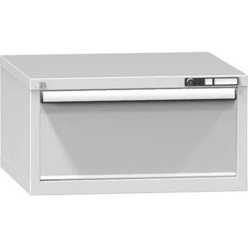 Dílenský stůl Podvěsný kontejner pro dílenský stůl, v x š x h: 390 x 731 x 780 mm, 1 x zásuvka, barva šedá RAL7035