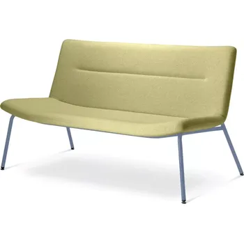 Jídelní židle Dvojmístné křeslo Oslo Lounge OL-K2-N15 (podnož holubí modrá RAL 5014)