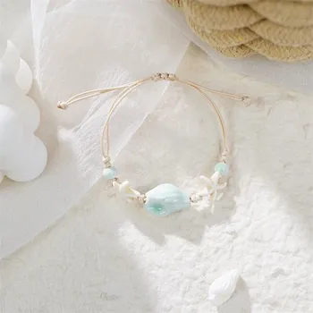 Náramek Barevný boho keramický náramek pro ženy | dámský náramek, boho šperk - BR25Y0131-4