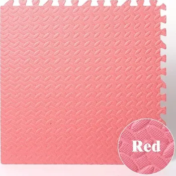 Hračka pro kojence Měkká pěnová podložka pro děti | dětská podložka, hrací koberec - Červený , 18 ks