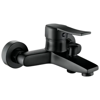 Vodovodní baterie Kuchinox Madera, nástěnná vanová baterie 150mm, černá matná, LAV-BQM_710D