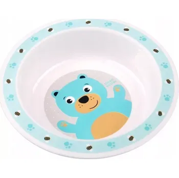 Canpol babies Plastová miska Méďa Tyrkysová 270 ml