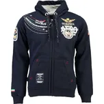 GEOGRAPHICAL NORWAY mikina pánská FAERO MEN nadměrná velikost M tmavě modrá
